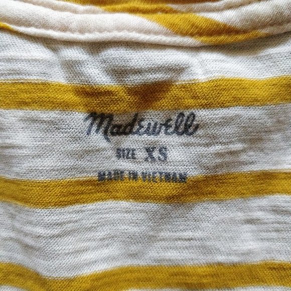 Whisper Cotton V-Neck Pocket Tank Baker Stripe XS - Picture 6 of 6